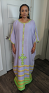 Shifta7 - N2524 Hand-Embroidered Cotton Dress 2 pc