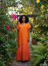 Shifta7- J2606 Cotton maxi dress size Small/Medium