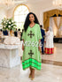 Shifta7 -  M2626 Ethiopian  Embroidered Habesha Kemis 2 piece