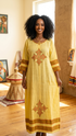 Shifta7- MA2627 Cotton maxi dress size Medium