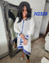 Shifta7 - N2328 one piece Ethiopian Cotton Tunic Dress