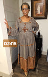 Shifta7 -  D2415 Two Piece Ethiopian dress M - L.Menen