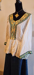 Shifta7 - MA2502 Hand embroidered cotton top