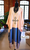 Shifta7 - MA2565 off Blue + Pink. Cotton 2 piece set