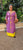 Shifta7 - JY2520 purple & yellow cotton  2 piece set