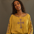 Shifta7 - D24111 Hand embroidered cotton top