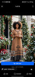 N2570 Hand-Embroidered Cotton Dress with pockets 2 pc