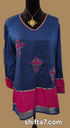 Shifta7 - F2512 Hand embroidered cotton top