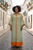 S2509 extra wide casual dress. Cotton 2 piece set