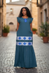 Shifta7- S2539 Cotton maxi dress size M/L