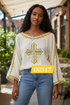 Shifta7 - O2517 Hand embroidered cotton top