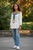 Shifta7 - OC2529 Hand embroidered cotton top L
