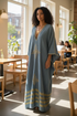 Shifta7 O2554 Long Cotton Dress free size