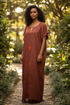 Shifta7 - O2565 Ethiopian HaHu Cotton Dress Size L