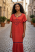 Shifta7 -  N2501 Long Cotton Dress