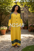 Shifta7- N2548 Cotton maxi dress size M/L