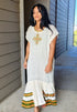 Shifta7 - N2367 one piece Ethiopian Cotton Maxi Dress