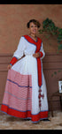 Shifta7 -  N2394 Two Piece Ethiopian dress M - L