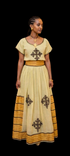 Shifta7 -  N2539 Two Piece Ethiopian dress M - L.