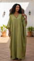 Shifta7- JY2603 Long Cotton Dress free size extra wide