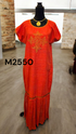 Shifta7 - M2550 Long Cotton Gabi Dress
