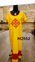 Shifta7 - M2552 Long Cotton Gabi Dress Size Med / Large