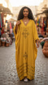 Shifta7- JY2601 Long Cotton Dress free size extra wide
