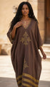 Shifta7- S2603 Long black Cotton Dress extra wide
