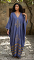 Shifta7- S2604 Long black Cotton Dress extra wide