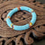 Shifta7 -A121 Baby Blue Beaded Bracelets